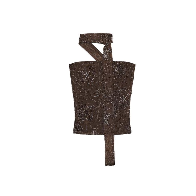 Straight-leg Collar Thin Scarf Beaded Tops 4813824 Beads Decoration Translucent Mid Waist Casual Pants 4813815 Chocolate Tops L
Straight-leg Collar Thin Scarf Beaded Tops 4813824 Beads Decoration Translucent Mid Waist Casual Pants 4813815 Chocolate Tops L