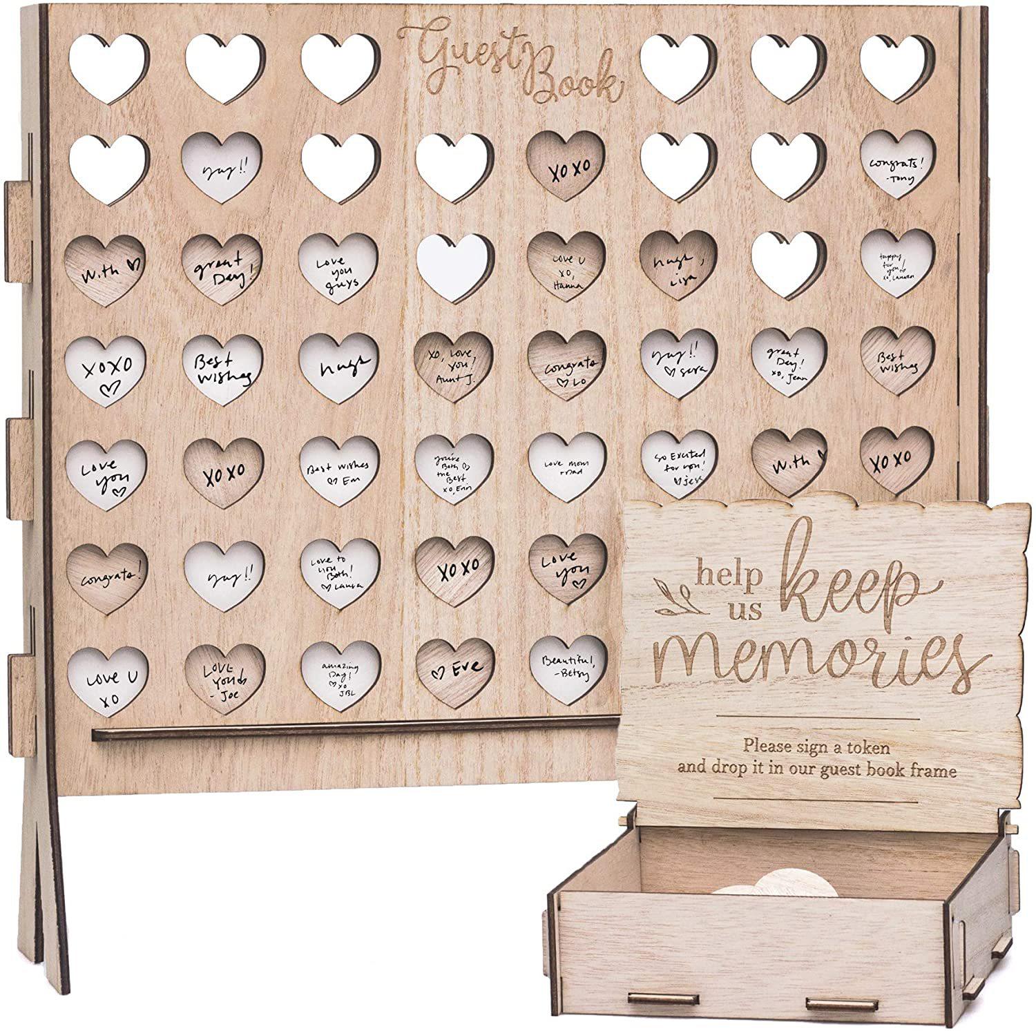 Creative Personalized Wooden Guest Book - Forest Style for Weddings and Festivals
Creative Personalized Wooden Guest Book - Forest Style for Weddings and Festivals