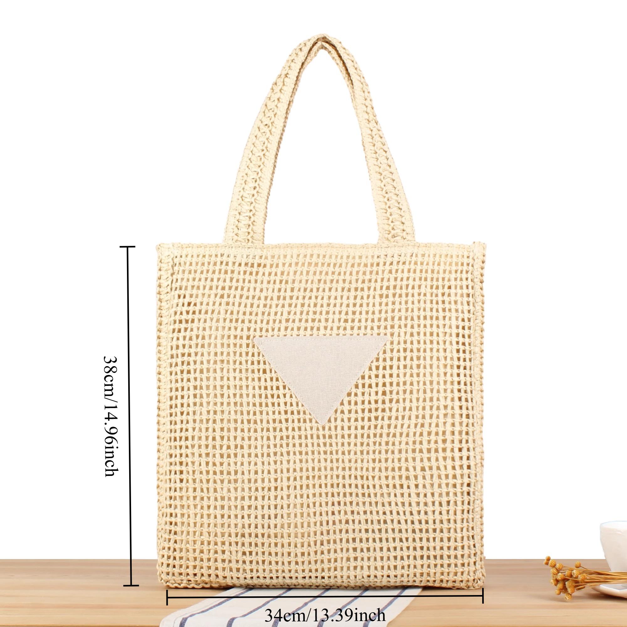 Women Woven Shoulder Bag Large Capacity Casual Tote Purse Beach Vacati Handbag бежевый
Women Woven Shoulder Bag Large Capacity Casual Tote Purse Beach Vacati Handbag бежевый