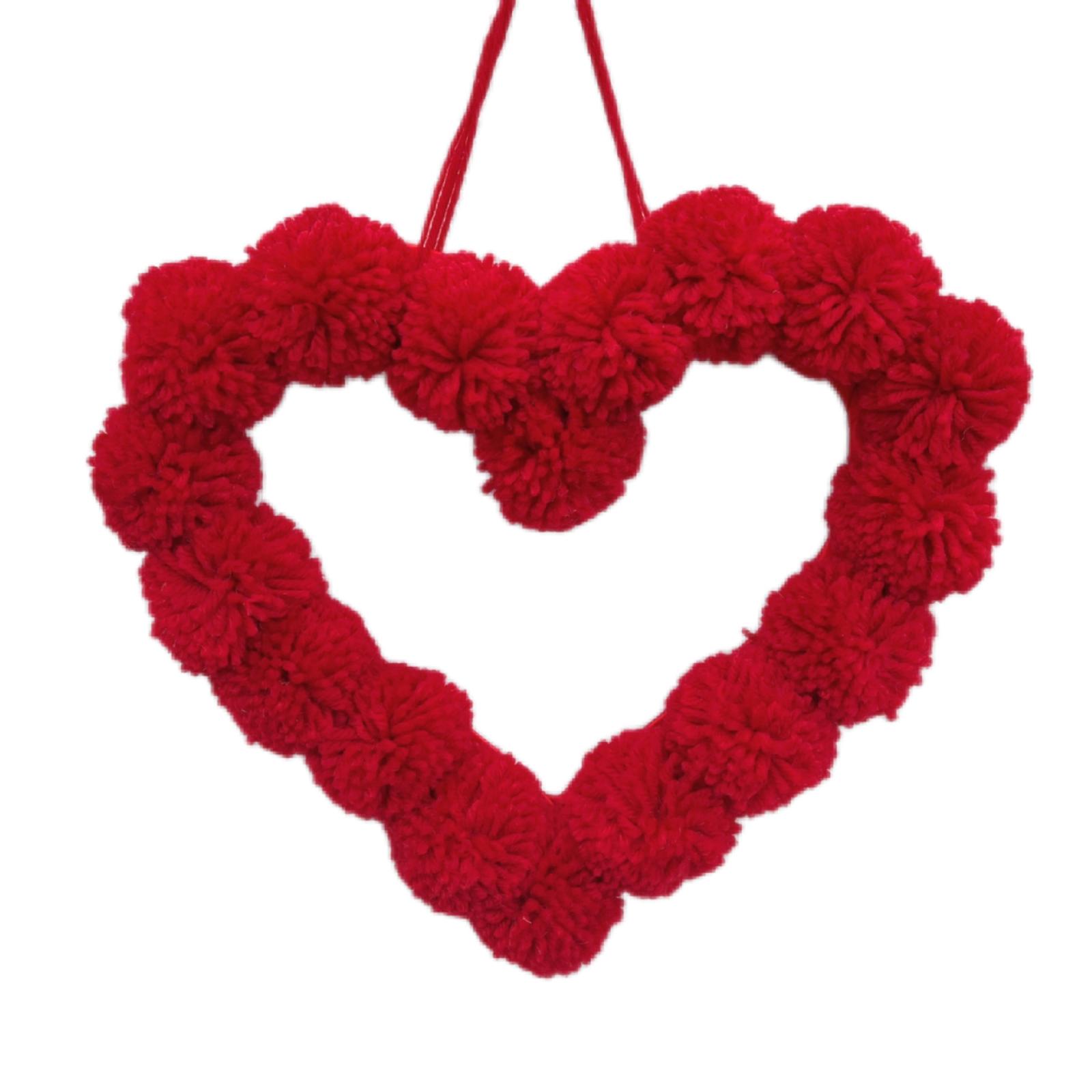 Valentine S Day Pom-Pom Wreath Plush Heart Indoor Decorations Home Furnishings Proposal Outfits One Size
Valentine S Day Pom-Pom Wreath Plush Heart Indoor Decorations Home Furnishings Proposal Outfits One Size
