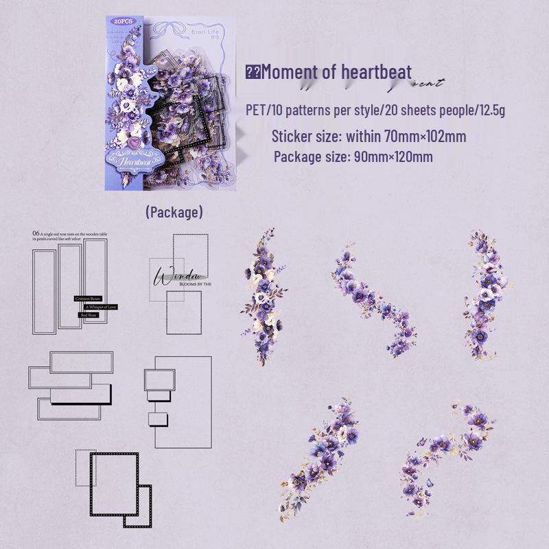 Yiniao Retro Floral PET Series Journal Decoration - 6 Styles
Yiniao Retro Floral PET Series Journal Decoration - 6 Styles