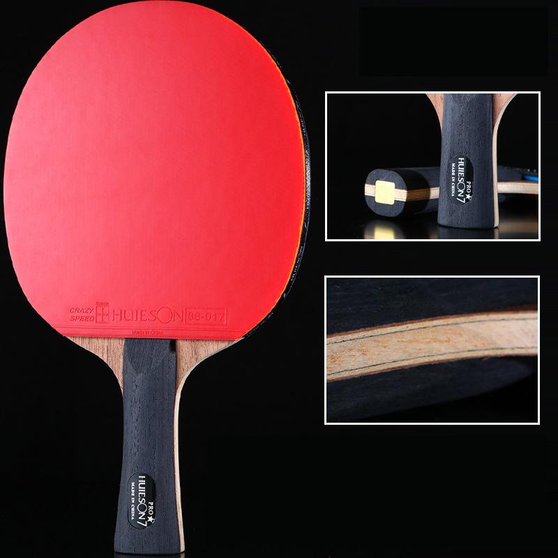 HUIESON HSZYPPP02 Professional 7-Star Table Tennis Bat Ping Pong Paddle for Senior Players Handshake Grip
HUIESON HSZYPPP02 Professional 7-Star Table Tennis Bat Ping Pong Paddle for Senior Players Handshake Grip