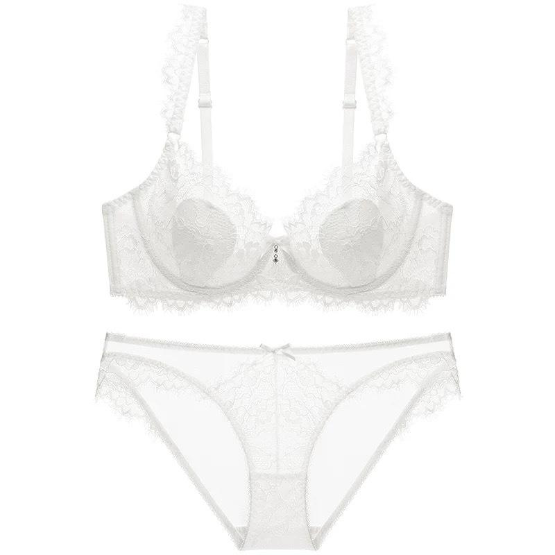 Sexy lace underwear thin rabbit ear cup large chest small large size underwear bra cover 70A білий
Sexy lace underwear thin rabbit ear cup large chest small large size underwear bra cover 70A білий