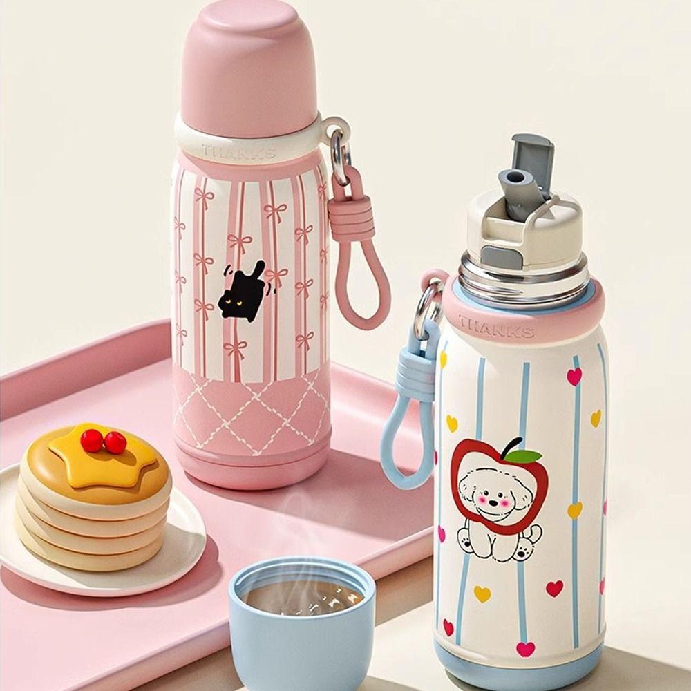 Large Capacity Stainless Steel Thermos Cup Cartoon Pattern Water Bottle Outdoor Sports 500ml
Large Capacity Stainless Steel Thermos Cup Cartoon Pattern Water Bottle Outdoor Sports 500ml