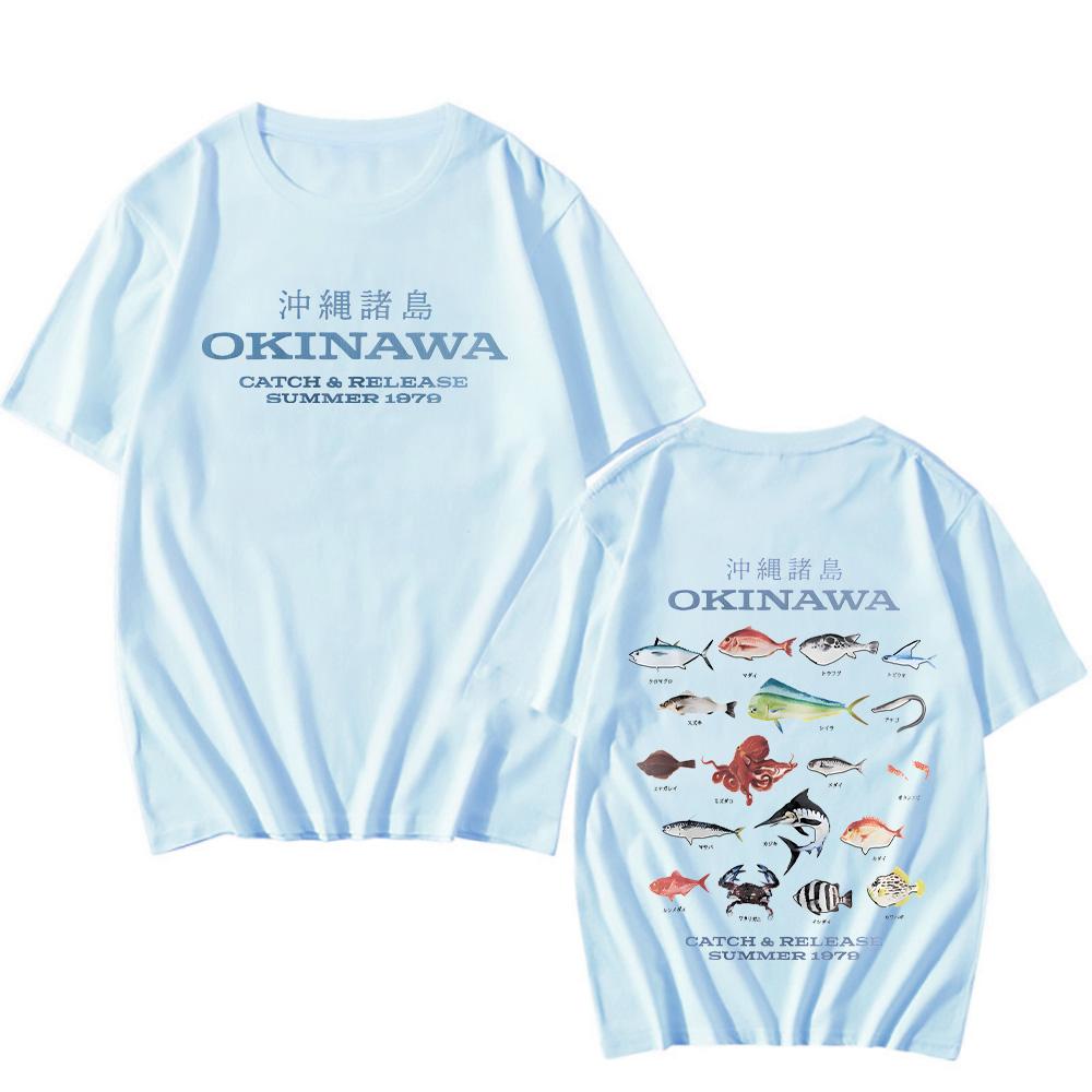 Okinawa Catch Release Summer 1979 T-shirts Casual Cotton Tee Sea Fishing Enthusiasts Clothing Short Sleeve Tshirts O-neck Tops S
Okinawa Catch Release Summer 1979 T-shirts Casual Cotton Tee Sea Fishing Enthusiasts Clothing Short Sleeve Tshirts O-neck Tops S