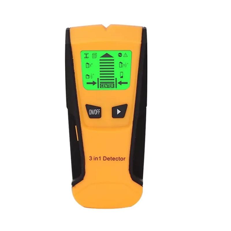 Металлоискатель 3 в 1, поиск металлических деревянных шпилек, напряжение переменного тока, провод под напряжением, обнаружение настенного сканера, поиск электрической коробки, настенный детектор оранжевый
Металлоискатель 3 в 1, поиск металлических деревянных шпилек, напряжение переменного тока, провод под напряжением, обнаружение настенного сканера, поиск электрической коробки, настенный детектор оранжевый