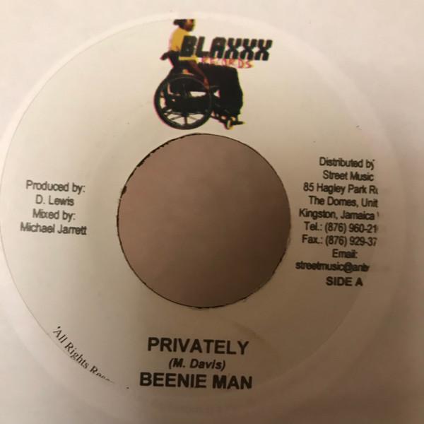 7-дюймовая пластинка BEENIE MAN - Privately НИКТО Blaxxx Records Ямайка Регги, Ска и Даб Б/У
7-дюймовая пластинка BEENIE MAN - Privately НИКТО Blaxxx Records Ямайка Регги, Ска и Даб Б/У