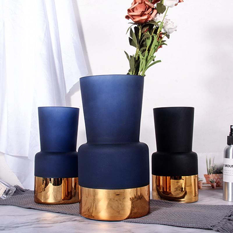 Glass Vase Blue Frosted Vase Flower Arrangement Accessories Desktop Handicraft Ornaments Home Decoration Vases Pots Terrarium
Glass Vase Blue Frosted Vase Flower Arrangement Accessories Desktop Handicraft Ornaments Home Decoration Vases Pots Terrarium