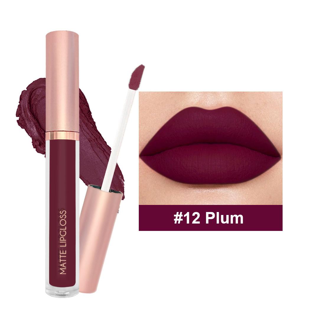 JYL 1 matte liquid lipstick lip gloss, air chocolate lip paste, ice cream velvet, long-lasting lip gloss #12-Plum тілесний
JYL 1 matte liquid lipstick lip gloss, air chocolate lip paste, ice cream velvet, long-lasting lip gloss #12-Plum тілесний