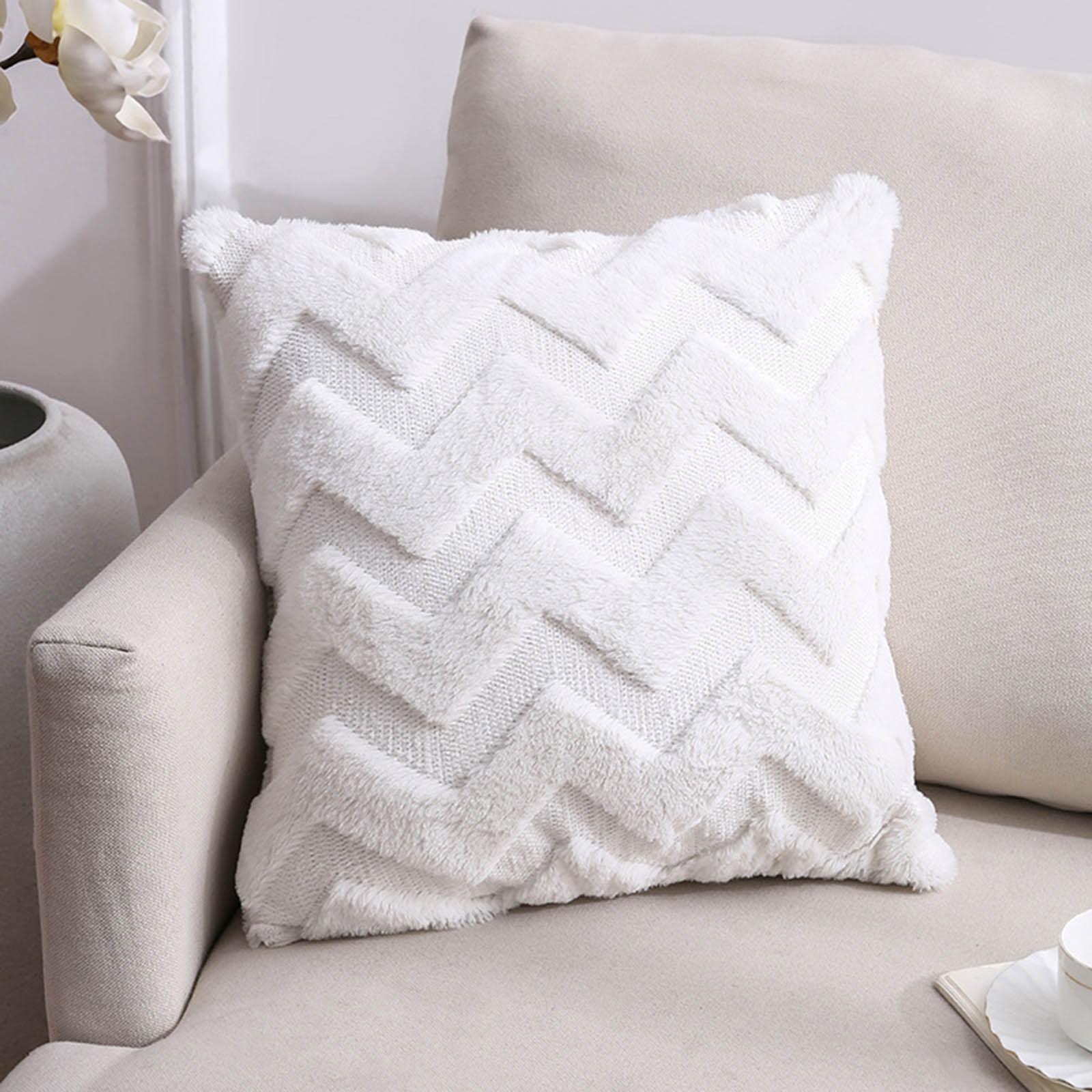 Double-Sided PV Velvet Sofa Throw Pillow with Insert Soft Cushion for Living Room Bedroom Bed Headrest Support One Size білий
Double-Sided PV Velvet Sofa Throw Pillow with Insert Soft Cushion for Living Room Bedroom Bed Headrest Support One Size білий