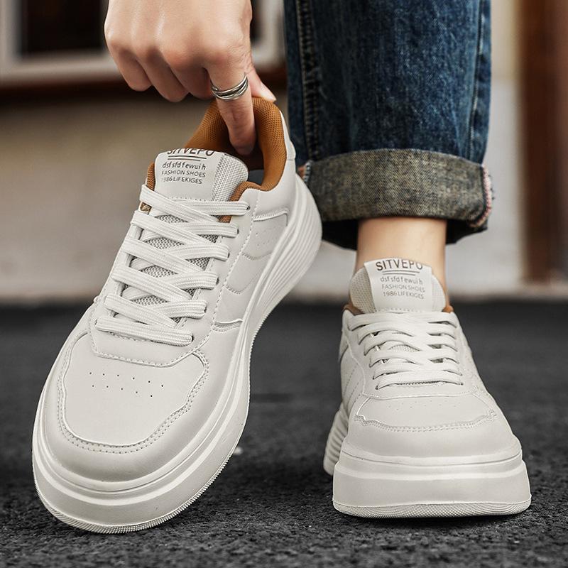 Men s shoes spring lightweight soft-soled non-slip board shoes sports and leisure design sense niche heightening shoes student versatile trendy shoes 39
Men s shoes spring lightweight soft-soled non-slip board shoes sports and leisure design sense niche heightening shoes student versatile trendy shoes 39