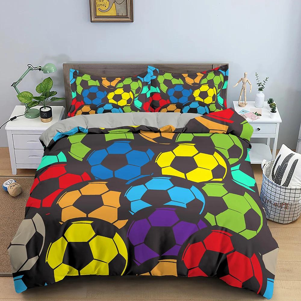 Colorful Fotbal 3D Print Beding Set Cozy Soft Duvet Cover King Quen Twin Single Sized Dimensions Birthday Gift Boy Kid Bedrom Decoration 120*200cm Single
Colorful Fotbal 3D Print Beding Set Cozy Soft Duvet Cover King Quen Twin Single Sized Dimensions Birthday Gift Boy Kid Bedrom Decoration 120*200cm Single