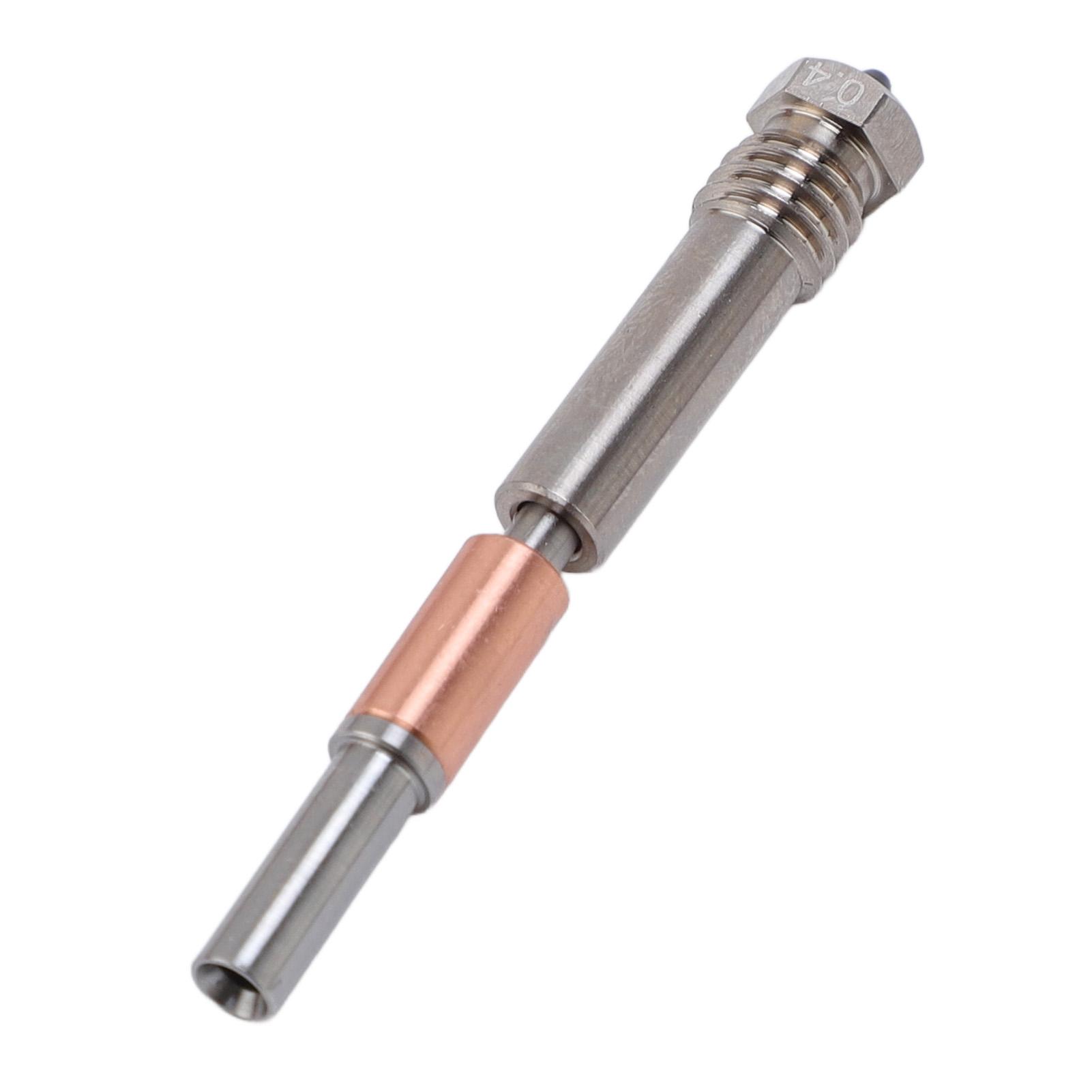 TZ4.0 Integrated Nozzle 0.4mm Hardened Steel 3D Printer Hotend Nozzle for Bambu P1S P1P X1 X1C X1E
TZ4.0 Integrated Nozzle 0.4mm Hardened Steel 3D Printer Hotend Nozzle for Bambu P1S P1P X1 X1C X1E