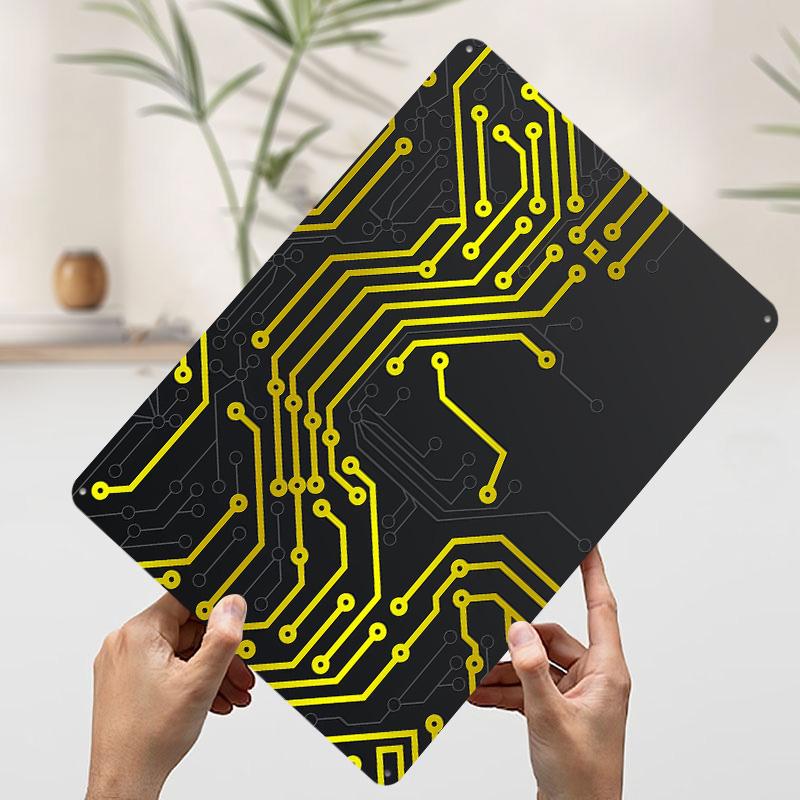 Circuit Board Gamer Tech Gaming Wall Art Metal Poster Customized Wall Art Retro Vintage Tinplate Signs for Garage Decorations 20x30cm(7.8x11.8inch)
Circuit Board Gamer Tech Gaming Wall Art Metal Poster Customized Wall Art Retro Vintage Tinplate Signs for Garage Decorations 20x30cm(7.8x11.8inch)
