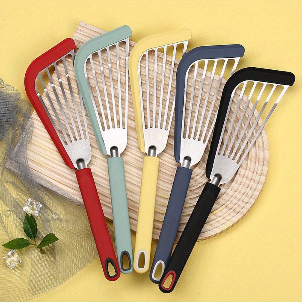 1pc Non Stick Silicone Slotted Spatula - Heat-Resistant, Easy Grip Stainless Steel Kitchen Turner for Cooking Serving
1pc Non Stick Silicone Slotted Spatula - Heat-Resistant, Easy Grip Stainless Steel Kitchen Turner for Cooking Serving