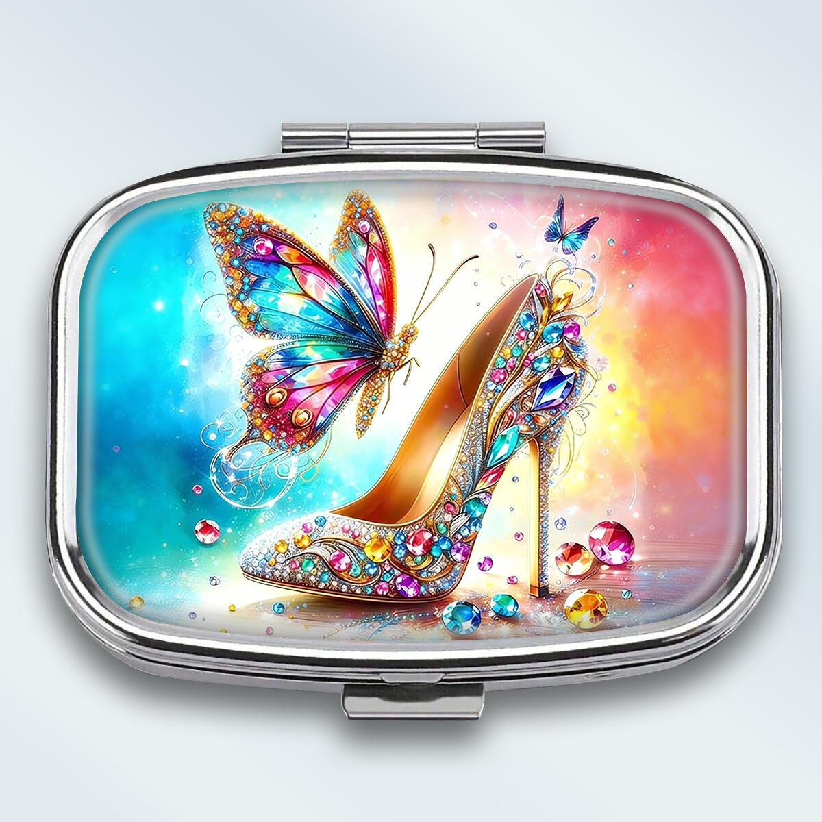 Portable Pill Box with 2 Compartments, Mini Metal Medicine Organizer Case, Cute Printed Pill Container for Vitamins, Pills, Jewelry, Travel, Daily Use разноцветный
Portable Pill Box with 2 Compartments, Mini Metal Medicine Organizer Case, Cute Printed Pill Container for Vitamins, Pills, Jewelry, Travel, Daily Use разноцветный
