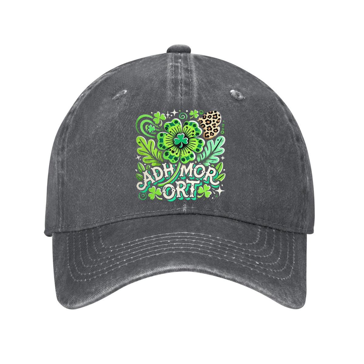Clover Leopard Print Baseball Cap St Patrick Day Shamrock Adjustable Denim Washed Cap Casual Outdoor Unisex One Size
Clover Leopard Print Baseball Cap St Patrick Day Shamrock Adjustable Denim Washed Cap Casual Outdoor Unisex One Size