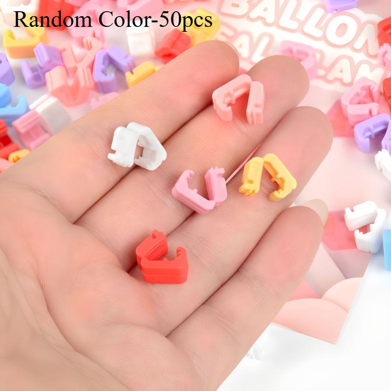 50pcs Balloon Sealing Clips - Colorful Plastic Tie Tool, Suitable for Party Decorations, Wedding Parties, Birthday Balloons Clip 1
50pcs Balloon Sealing Clips - Colorful Plastic Tie Tool, Suitable for Party Decorations, Wedding Parties, Birthday Balloons Clip 1