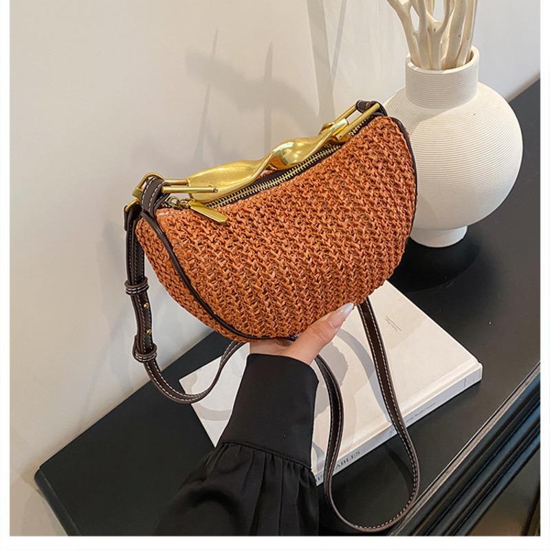 Нишевая плетеная соломенная сумка ручной работы женская летняя новая сумка-мессенджер для пляжного отдыха на море, сумка-пельмень коричневый
Нишевая плетеная соломенная сумка ручной работы женская летняя новая сумка-мессенджер для пляжного отдыха на море, сумка-пельмень коричневый