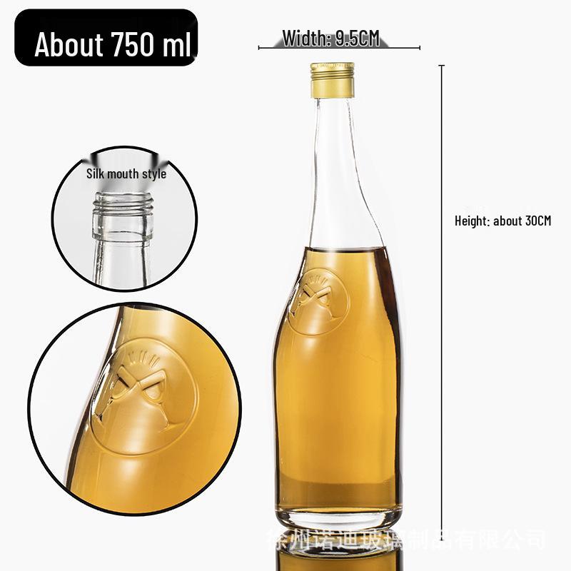 Burgundy Glass Skull-Shaped Red Wine Bottle - High-Value Appearance
Burgundy Glass Skull-Shaped Red Wine Bottle - High-Value Appearance