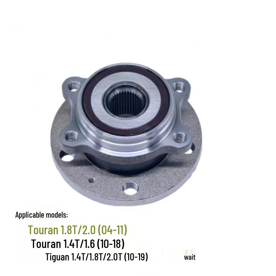 Volkswagen Tiguan/Touran Front Wheel Bearing (1TD498621) Automotive Parts Other
Volkswagen Tiguan/Touran Front Wheel Bearing (1TD498621) Automotive Parts Other