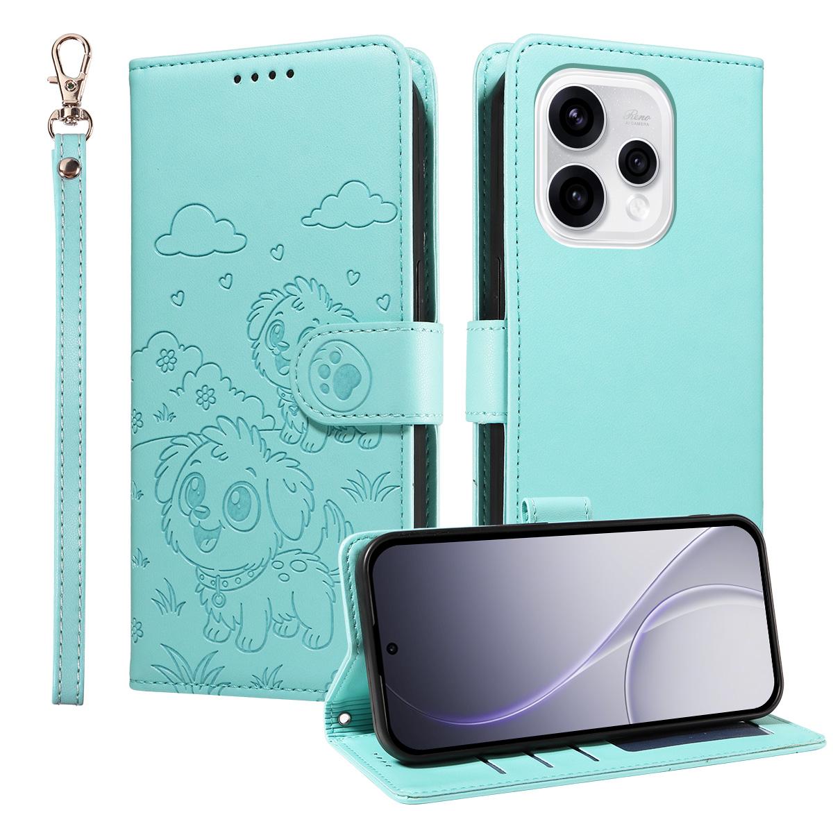 Для Oppo Reno15 5G (Глобальний)/Reno15c 5G (Китай) Чохол з RFID-блокуванням, з тисненням у вигляді візерунка собаки, з поліуретанової шкіри, чохол для телефону з ремінцем на зап ястя
Для Oppo Reno15 5G (Глобальний)/Reno15c 5G (Китай) Чохол з RFID-блокуванням, з тисненням у вигляді візерунка собаки, з поліуретанової шкіри, чохол для телефону з ремінцем на зап ястя