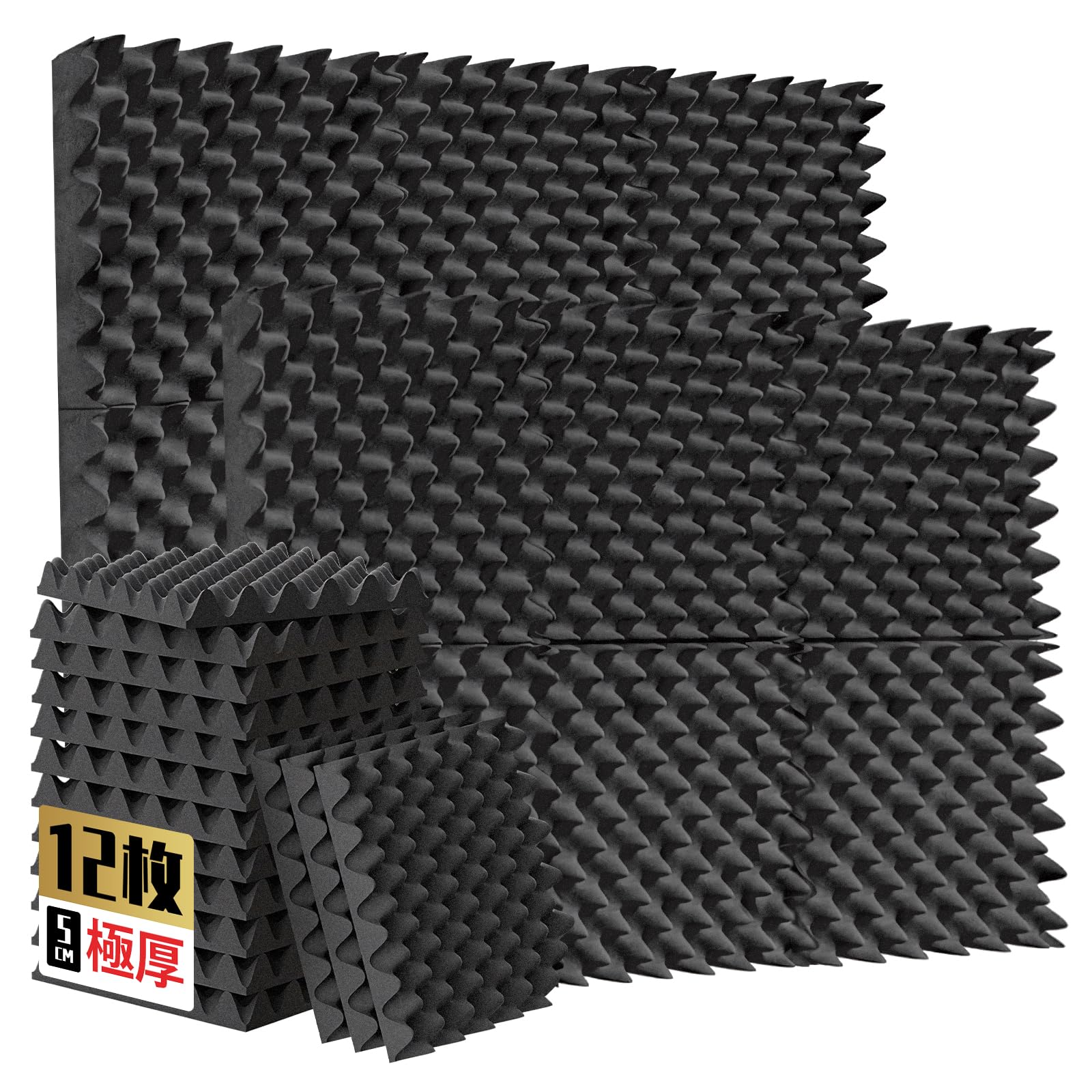 GOSO Sound Absorbing Extra Set of Soundproofing High Sound Insulation Sound Absorption Soundproofing Soundproofing Urethane Sound Absorption чорний
GOSO Sound Absorbing Extra Set of Soundproofing High Sound Insulation Sound Absorption Soundproofing Soundproofing Urethane Sound Absorption чорний