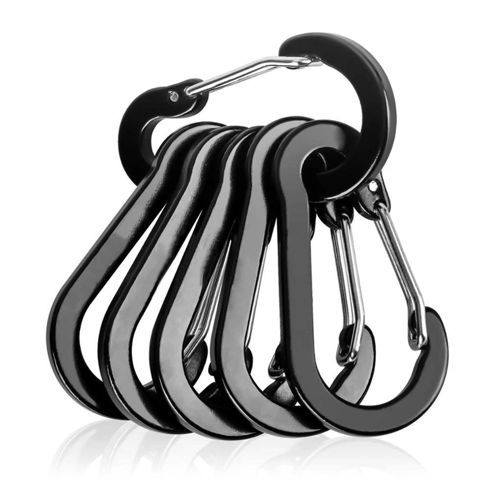 6pcs/set Aluminum Alloy Carabiner Keychain Hook Fishing Outdoor Backpack Camping Climbing Hiking Snap Clip Lock Carabiner Buckle
6pcs/set Aluminum Alloy Carabiner Keychain Hook Fishing Outdoor Backpack Camping Climbing Hiking Snap Clip Lock Carabiner Buckle