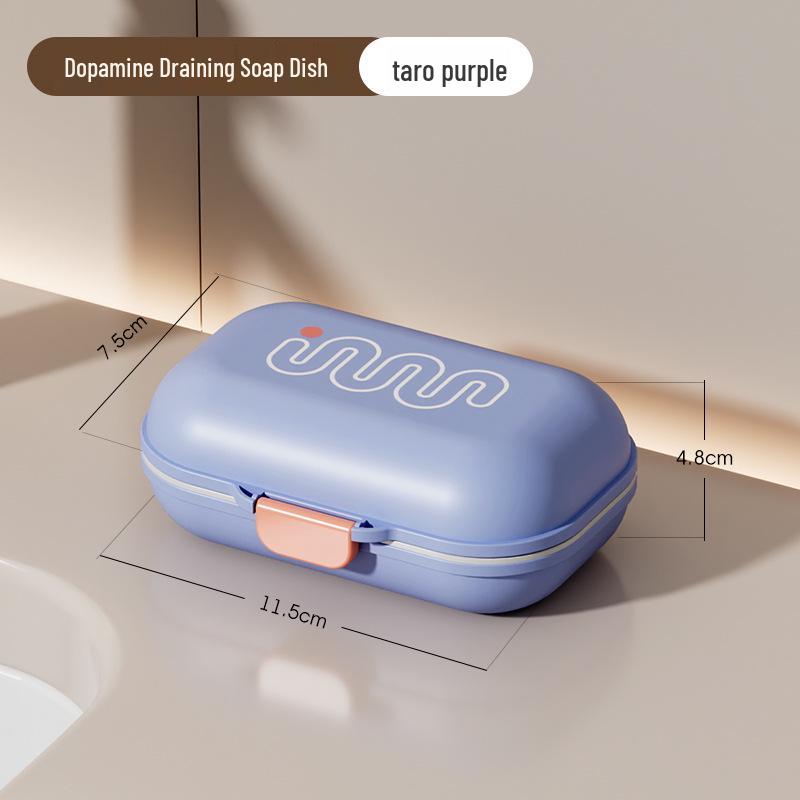 Портативная мыльница высокого класса с крышкой для слива - Милая и герметичная для путешествий и деловых поездок
Портативная мыльница высокого класса с крышкой для слива - Милая и герметичная для путешествий и деловых поездок