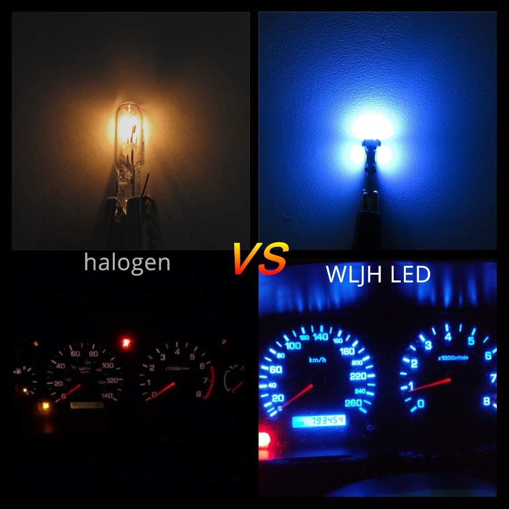 Комплект светодиодных лампочек WLJH High Bright Ice Blue для приборной панели, блок датчиков, для Honda Prelude 1992-1996 годов, упаковка из 9 штук синий
Комплект светодиодных лампочек WLJH High Bright Ice Blue для приборной панели, блок датчиков, для Honda Prelude 1992-1996 годов, упаковка из 9 штук синий