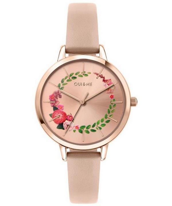 Oui & Me Fleurette Розовое золото Циферблат с солнечными лучами Кожаный ремешок Кварцевые ME010038 Женские часы
Oui & Me Fleurette Розовое золото Циферблат с солнечными лучами Кожаный ремешок Кварцевые ME010038 Женские часы