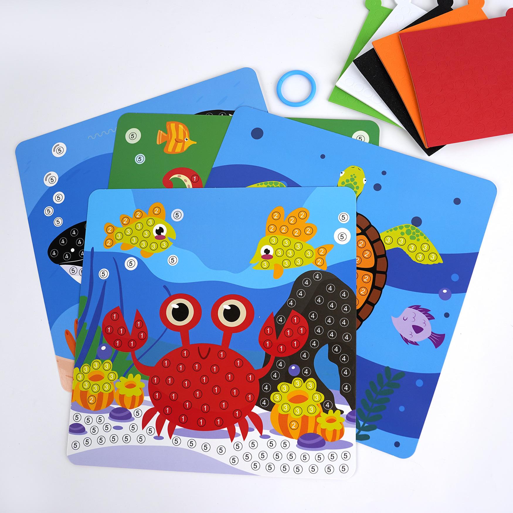 Mosaic Stickers Puzzle Art Kits DIY Handmade Crafts Paste Painting Toys Kids Early Education Creative Gift Drawning toy
Mosaic Stickers Puzzle Art Kits DIY Handmade Crafts Paste Painting Toys Kids Early Education Creative Gift Drawning toy