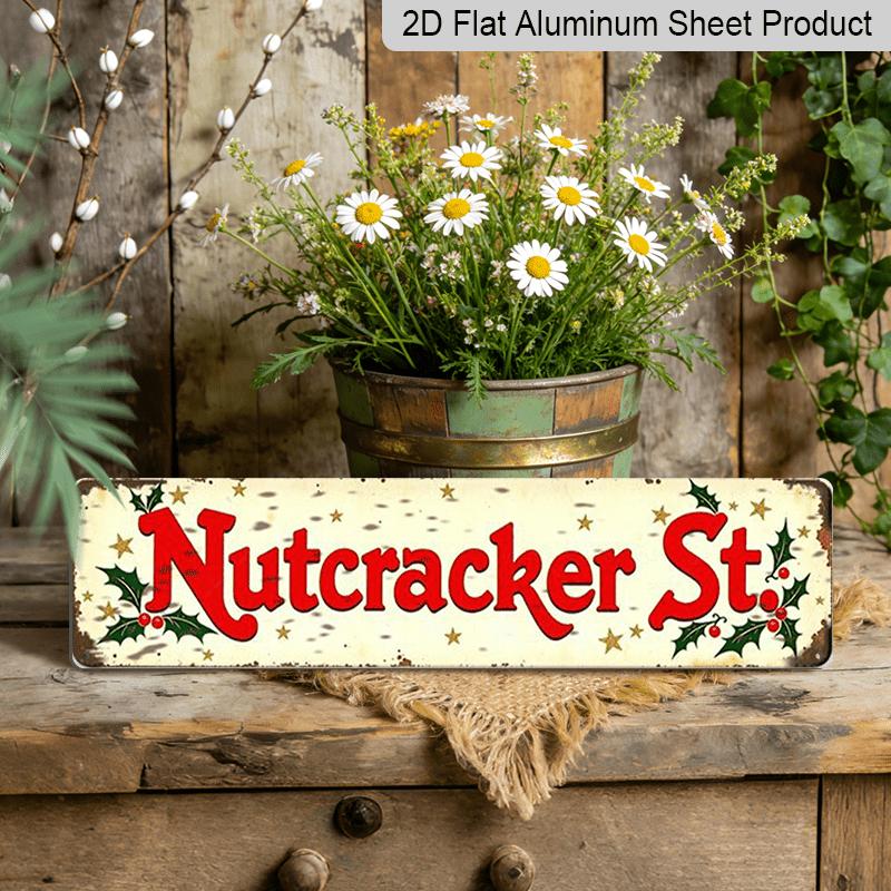 2D Flat 1pc, 15.7×3.94inch Metal Sign, Aluminum Decorative Sign, Featuring A Vintage Christmas Nutcracker Design. This Metal Wall Art Is Perfect 40cm x 10cm
2D Flat 1pc, 15.7×3.94inch Metal Sign, Aluminum Decorative Sign, Featuring A Vintage Christmas Nutcracker Design. This Metal Wall Art Is Perfect 40cm x 10cm