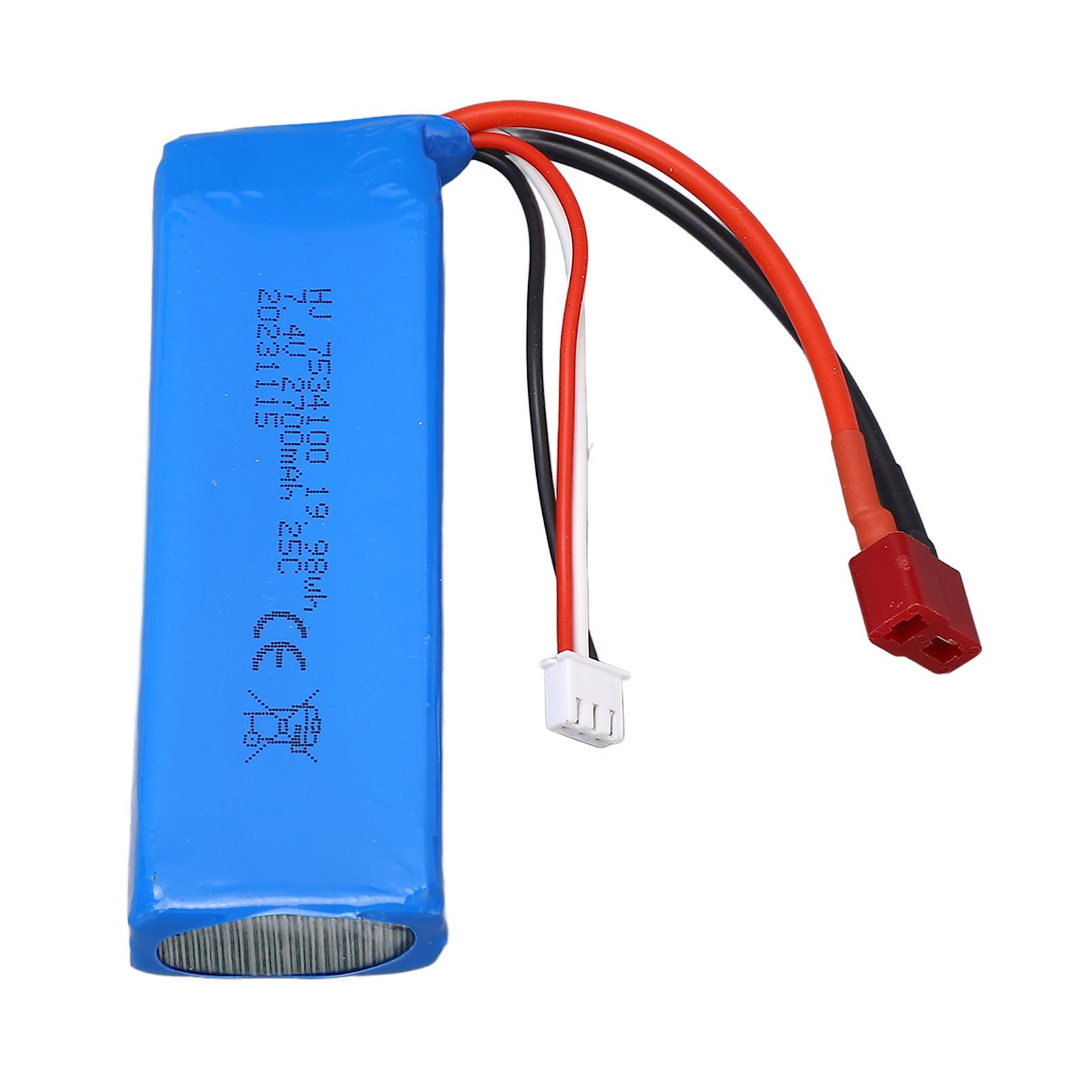 Акумулятор 7.4V 2700mAh Li Po Захист від перерозряду та короткого замикання Легкий акумулятор для радіокерованих моделей Для
Акумулятор 7.4V 2700mAh Li Po Захист від перерозряду та короткого замикання Легкий акумулятор для радіокерованих моделей Для