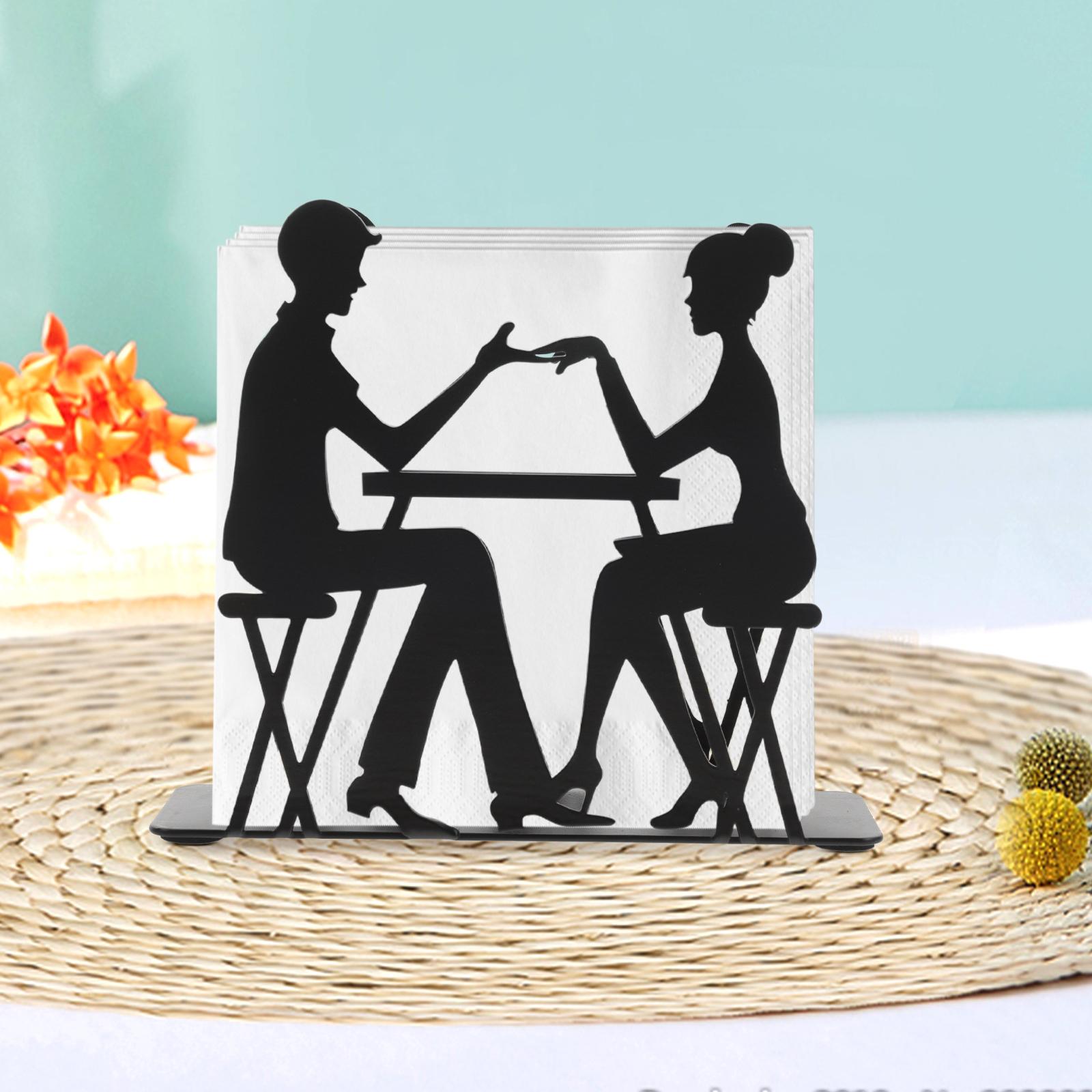 Black Metal Napkin Holder Wrought Iron Tissue Stand Decorative Paper Towel Rack Kitchen Dining Bar Home Decor Practical Use чёрный
Black Metal Napkin Holder Wrought Iron Tissue Stand Decorative Paper Towel Rack Kitchen Dining Bar Home Decor Practical Use чёрный