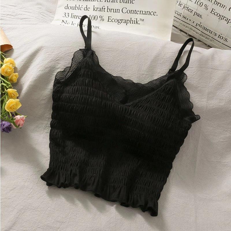 Плиссированный жилет на подтяжках с V-образным вырезом, без стального кольца, кружевом и подушечкой на груди, носится снаружи и в сочетании с красивым бюстгальтером с запахом на спине и груди. one size чёрный
Плиссированный жилет на подтяжках с V-образным вырезом, без стального кольца, кружевом и подушечкой на груди, носится снаружи и в сочетании с красивым бюстгальтером с запахом на спине и груди. one size чёрный