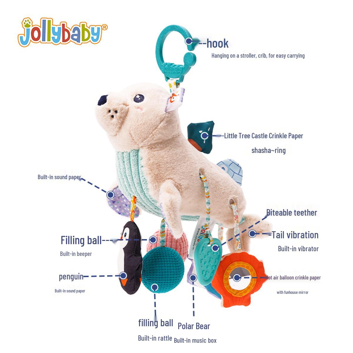 Мобиль для детской коляски Jollybaby для младенцев и малышей: Вибрирующая игрушка для тренировки подъема головы с музыкой. Gift Box Packaging
Мобиль для детской коляски Jollybaby для младенцев и малышей: Вибрирующая игрушка для тренировки подъема головы с музыкой. Gift Box Packaging