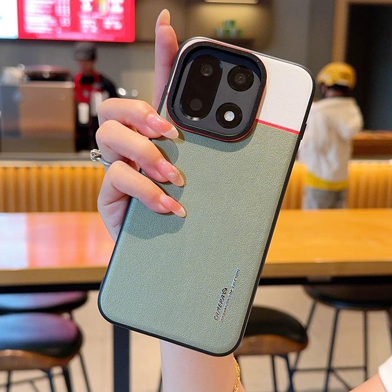 For OnePlus 15 1+15 Contrast Color Matte Leather Raised Lens Protection Soft Phone Grip Back Case Cover PU Leather&OnePlus 15
For OnePlus 15 1+15 Contrast Color Matte Leather Raised Lens Protection Soft Phone Grip Back Case Cover PU Leather&OnePlus 15
