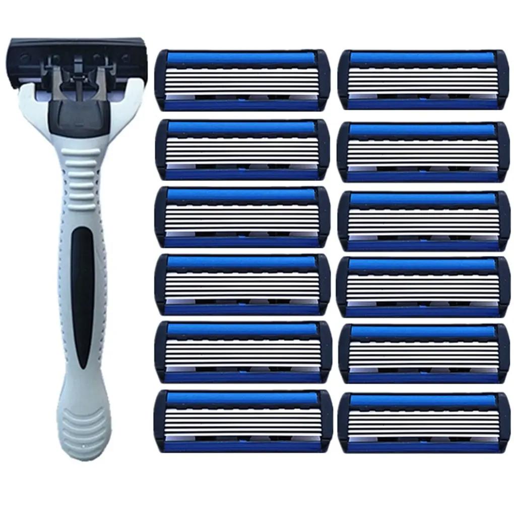 6-layer Stainless Steel Shaver Men s Classic Shaver Blade Detachable and Reusable Shaver
6-layer Stainless Steel Shaver Men s Classic Shaver Blade Detachable and Reusable Shaver