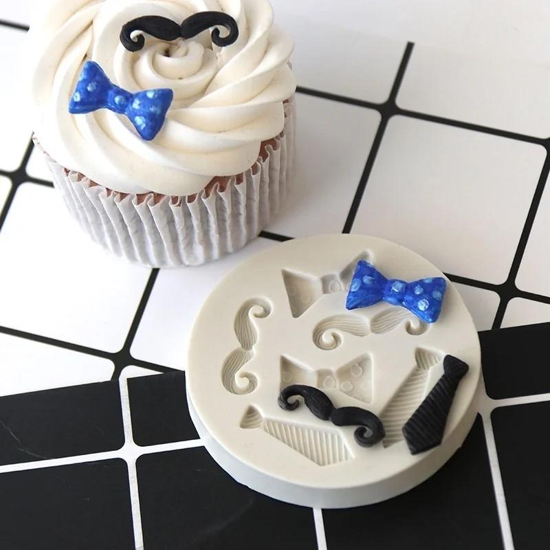 Boy Man Moustache Tie Fondant Cake Molds Chocolate Mould for The Kitchen Baking Decoration Tools Color Random
Boy Man Moustache Tie Fondant Cake Molds Chocolate Mould for The Kitchen Baking Decoration Tools Color Random