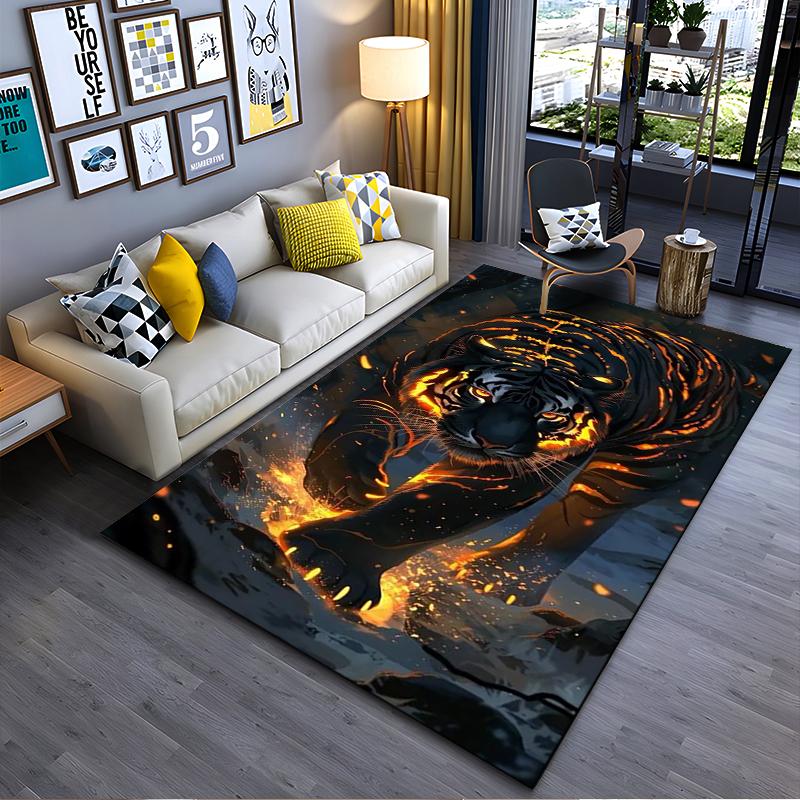 Fiery Tiger Pattern Area Rug - 3D Wild Animal Design for Living Room Suitable for use as an anti-slip for living room bedroom sofas 40x60cm( 15x23in )
Fiery Tiger Pattern Area Rug - 3D Wild Animal Design for Living Room Suitable for use as an anti-slip for living room bedroom sofas 40x60cm( 15x23in )