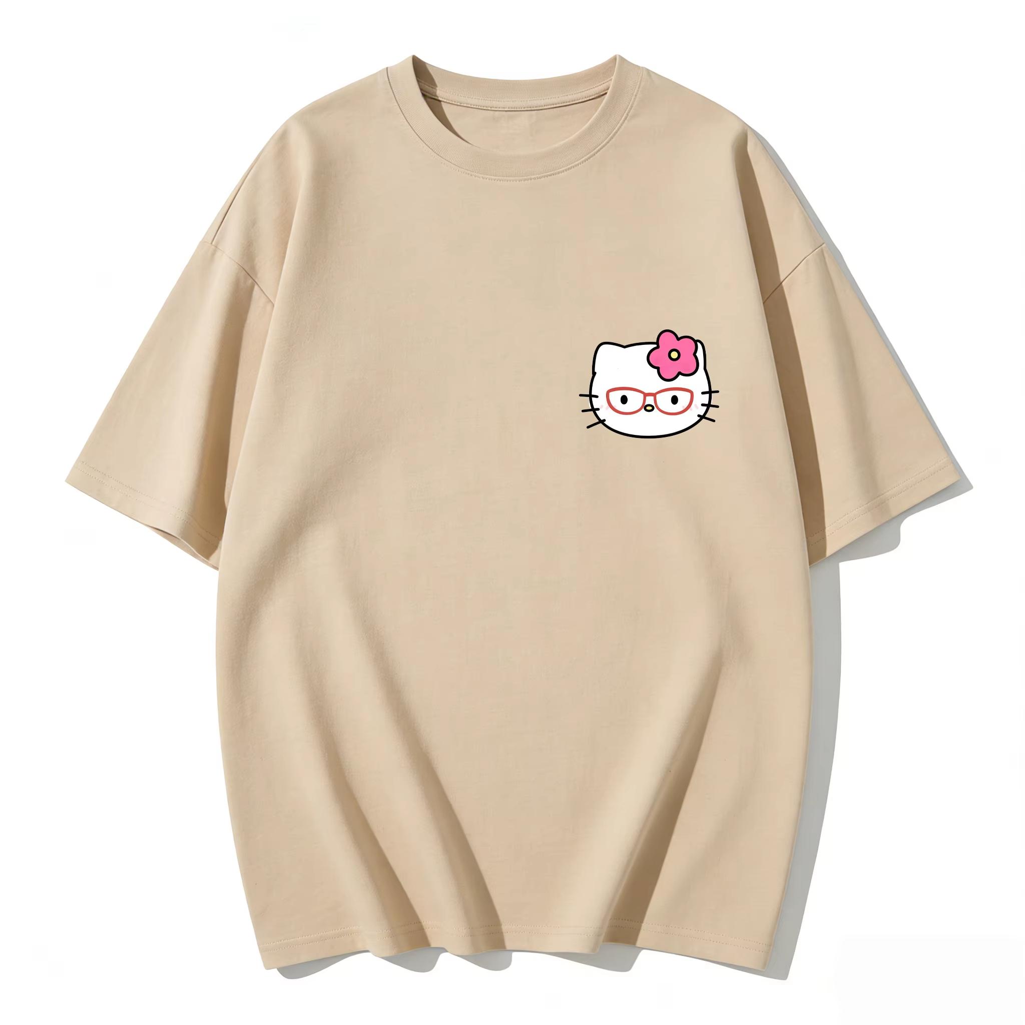2026 new Summer HelloKitty Cute Graphic Tee Casual Short Sleeve Cotton Top for Women Girls Kawaii Cartoon Print Streetwear S
2026 new Summer HelloKitty Cute Graphic Tee Casual Short Sleeve Cotton Top for Women Girls Kawaii Cartoon Print Streetwear S