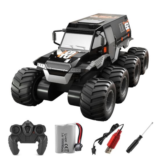 Амфибийный грузовик с дистанционным управлением 2,4 ГГц, 8 колес, водонепроницаемый вездеходный автомобиль для трюков на радиоуправлении, электрический гусеничный внедорожник, игрушка для малышей, мальчиков и девочек, подарок чёрный
Амфибийный грузовик с дистанционным управлением 2,4 ГГц, 8 колес, водонепроницаемый вездеходный автомобиль для трюков на радиоуправлении, электрический гусеничный внедорожник, игрушка для малышей, мальчиков и девочек, подарок чёрный