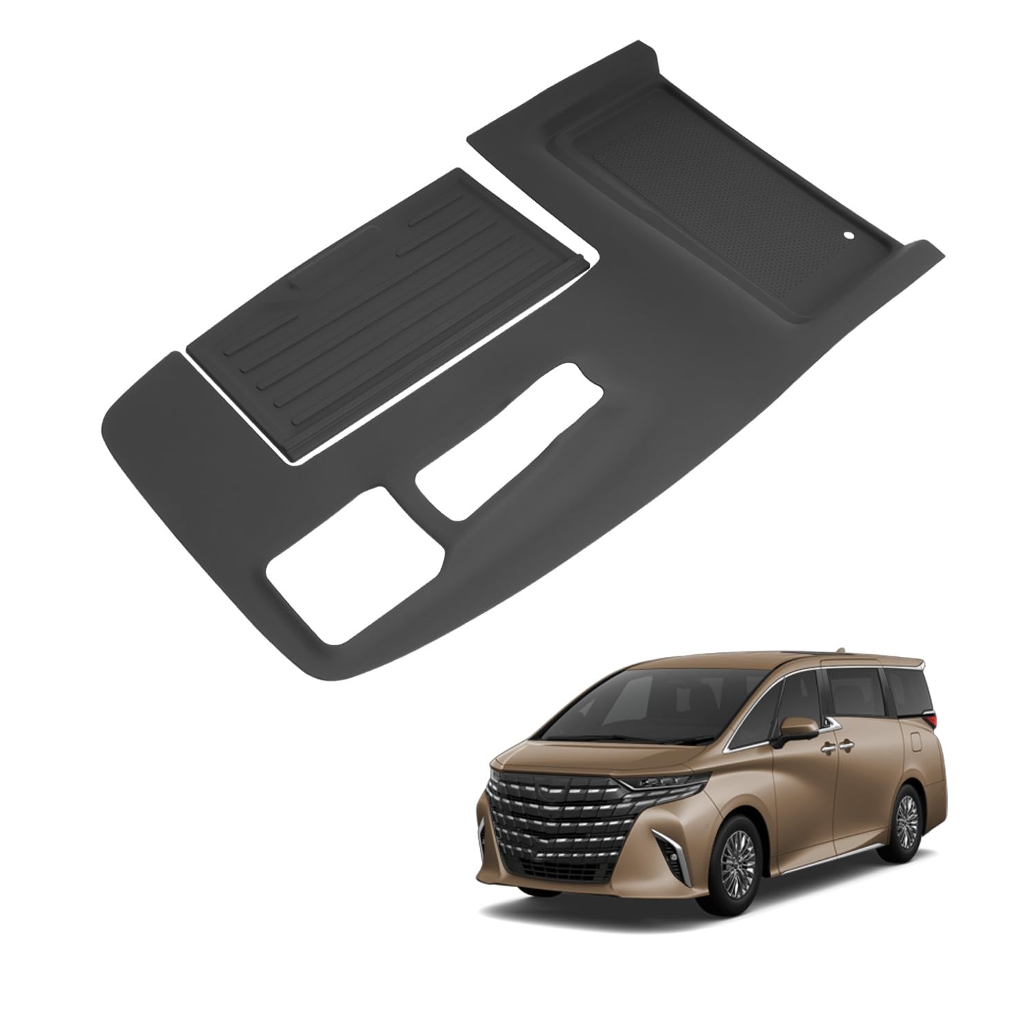 HUAHAO Резиновый коврик на панель переключения передач Крышка консоли для Новой Toyota 40 и и защищает Легко чистить и просто положите его на зарядку Кастомные детали