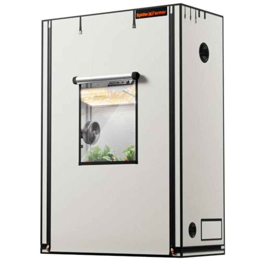 Pro Series 4.6x2.3x6.6 Grow Tent 55x28x80 with Roll-up Door Observation Window Floor Tray 2000D Thicken Mylar Canvas 4x2 for Hy серебряный
Pro Series 4.6x2.3x6.6 Grow Tent 55x28x80 with Roll-up Door Observation Window Floor Tray 2000D Thicken Mylar Canvas 4x2 for Hy серебряный