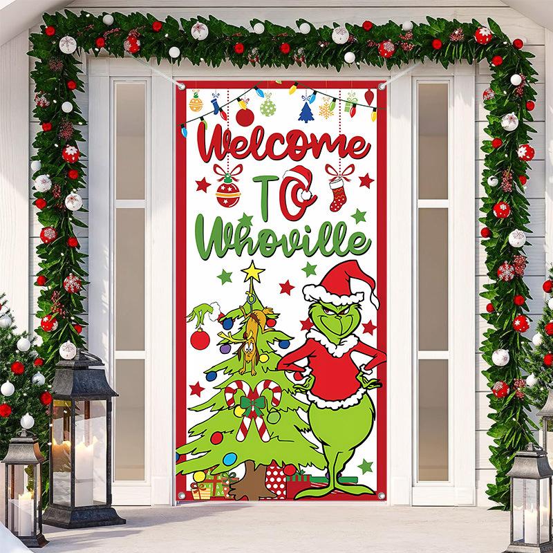 Christmas Door Decoration Hanger Wall Sticker Grimm Background Cloth Merry Christmas Banner Decor
Christmas Door Decoration Hanger Wall Sticker Grimm Background Cloth Merry Christmas Banner Decor