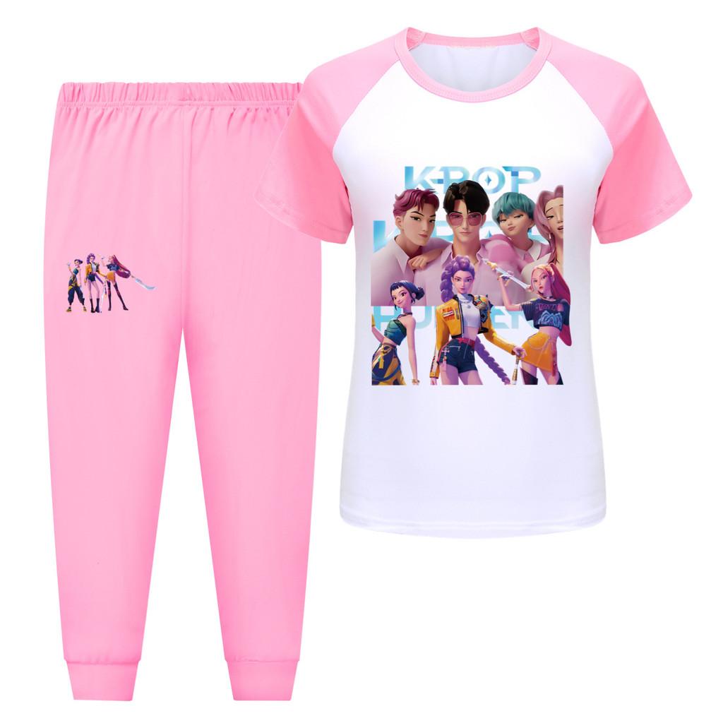 5056 Kids Girls Rumi Zoey Mira Hunters Print T-shirt Pants Trouser Clothes Set 170cm рожевий
5056 Kids Girls Rumi Zoey Mira Hunters Print T-shirt Pants Trouser Clothes Set 170cm рожевий