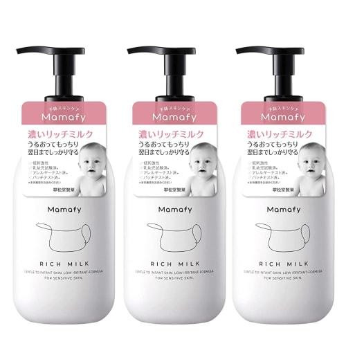 Mamafy Rich Milk 350g (3-pack) (Emulsion/Moisturizing, Very Moisturizing, Highly Moisturizing) Baby Lotion (Non-sticky/Spreads Easily) Skin Care for B
Mamafy Rich Milk 350g (3-pack) (Emulsion/Moisturizing, Very Moisturizing, Highly Moisturizing) Baby Lotion (Non-sticky/Spreads Easily) Skin Care for B