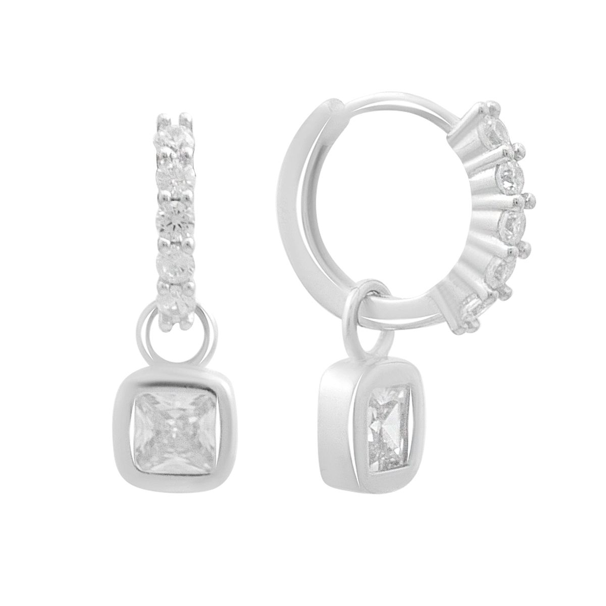 Silver earrings with cubic zirkonia (2186038) білий
Silver earrings with cubic zirkonia (2186038) білий