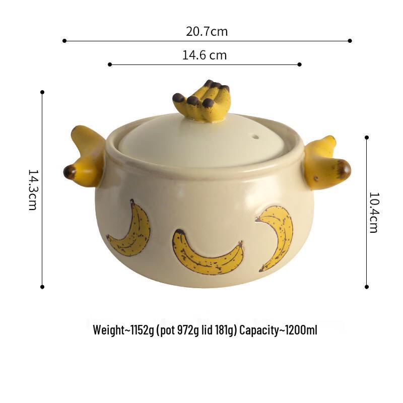 ZMR Banana Simulation Ceramic Casserole Pot
ZMR Banana Simulation Ceramic Casserole Pot
